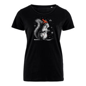 Skihörnchen - Bio Damen Shirt