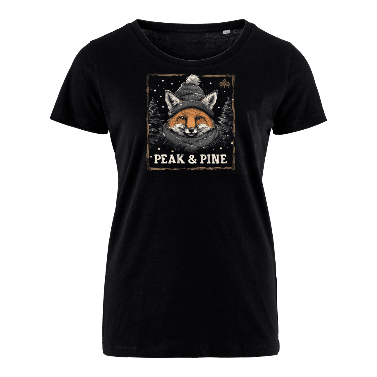 Peak & Pine Fox   - Bio Damen Shirt