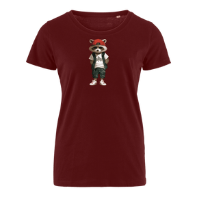 Waschbär Milo - Bio Damen Shirt