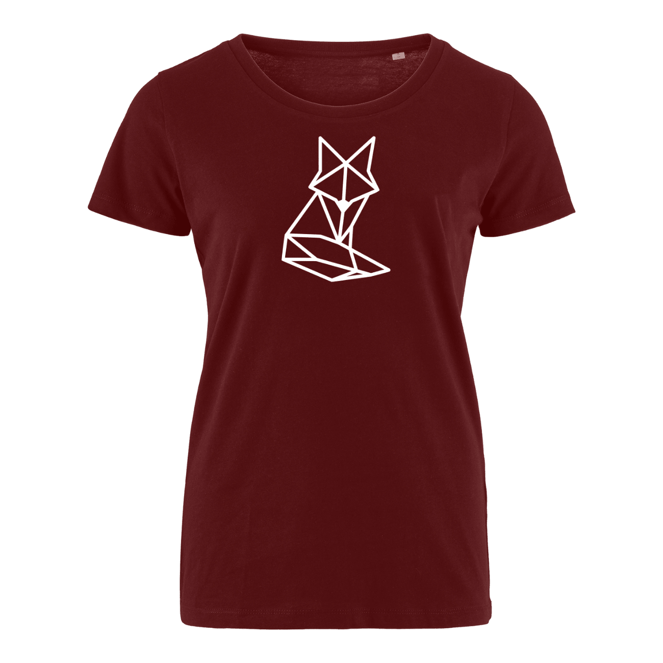 Origami Fuchs weiss  - Bio Damen Shirt