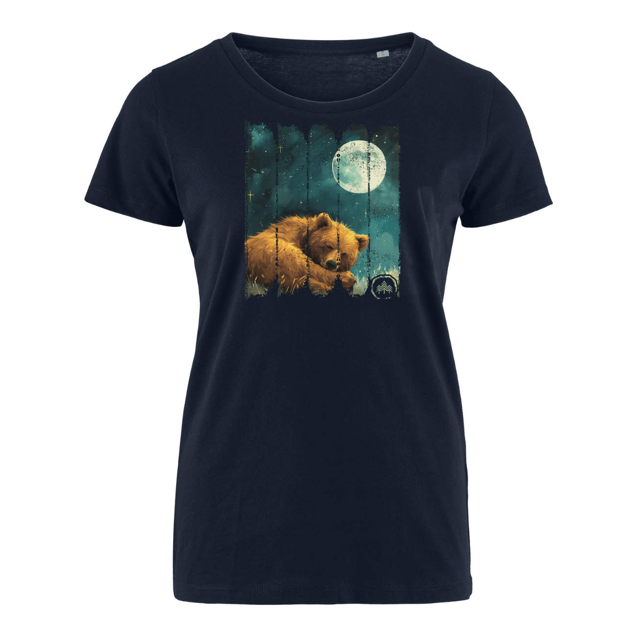 Bär bei Nacht - Bio Damen Shirt