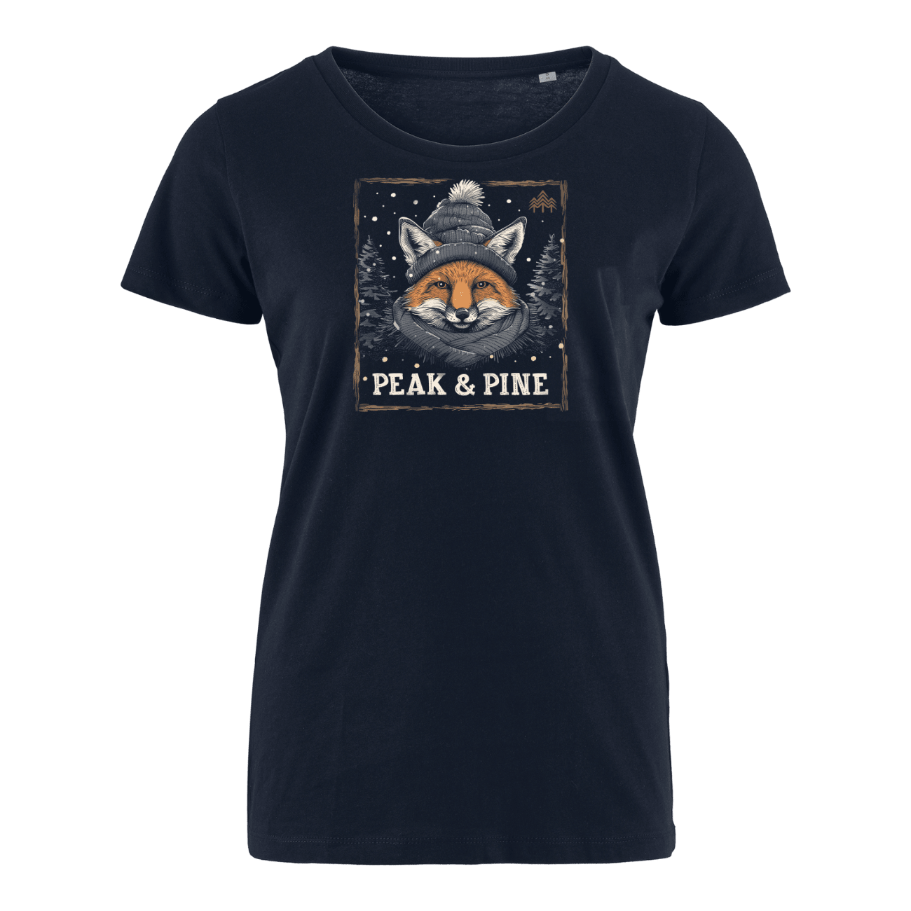 Peak & Pine Fox   - Bio Damen Shirt