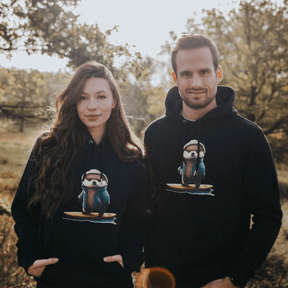 Cooler Otter - Bio Unisex Hoodie (PREMIUM)