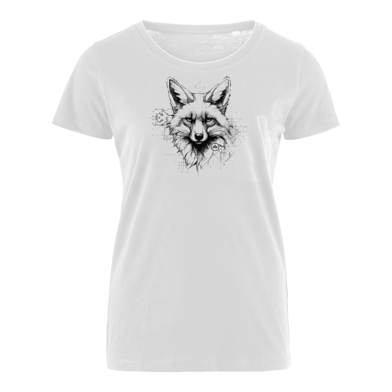 Fuchs Skizze - Bio Damen Shirt