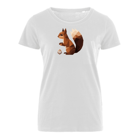 Origami Eichhörnchen - Bio Damen Shirt