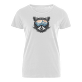 Ski Raccoon - Bio Damen Shirt