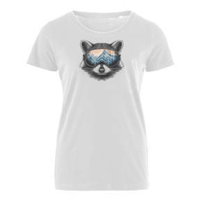 Ski Raccoon - Bio Damen Shirt