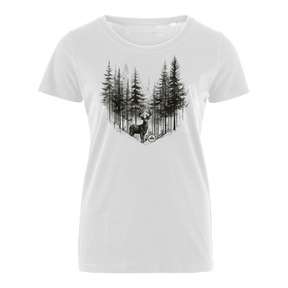 Nebelhirsch - Bio Damen Shirt