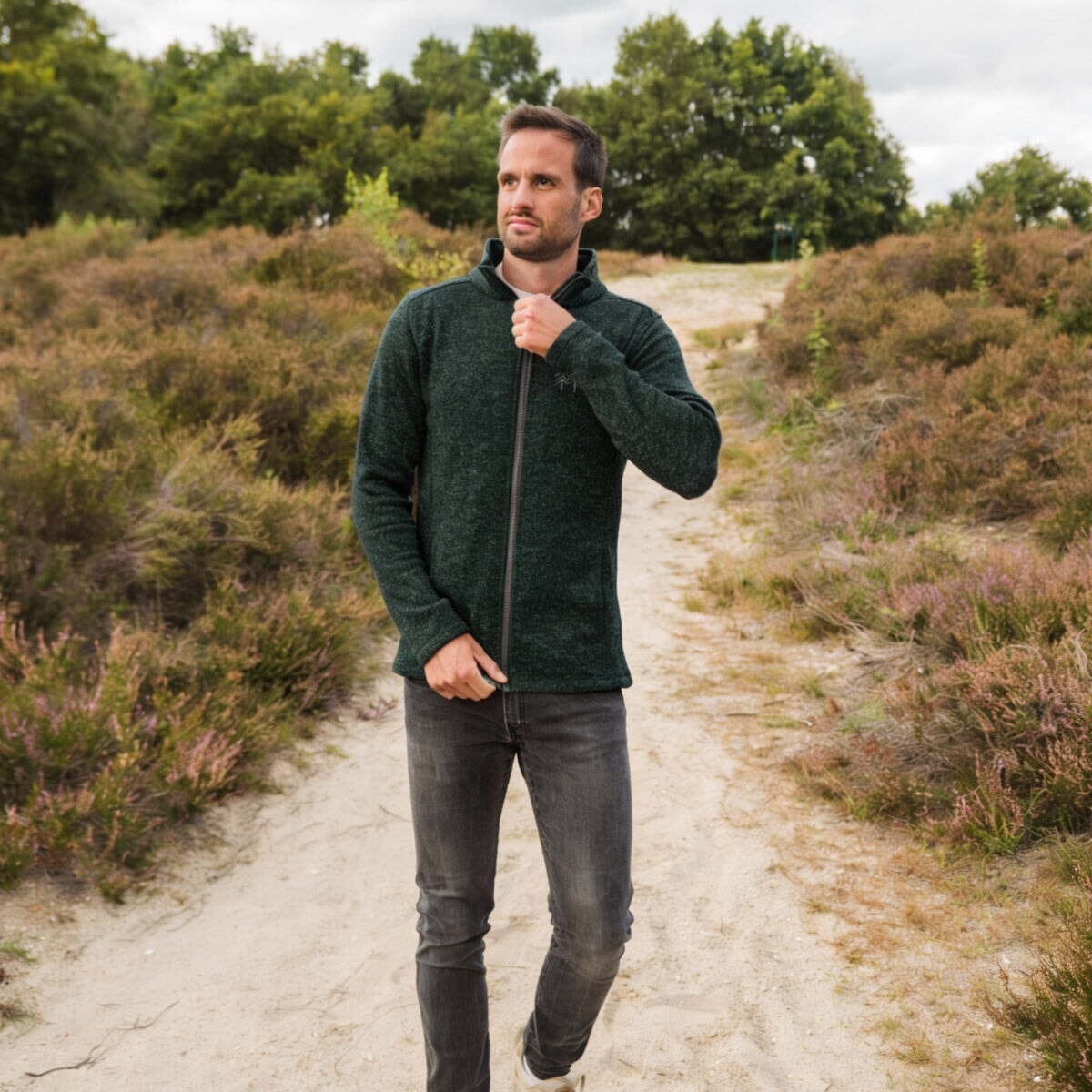 Holzbrüder® Strickfleece Jacke / Magic Forest