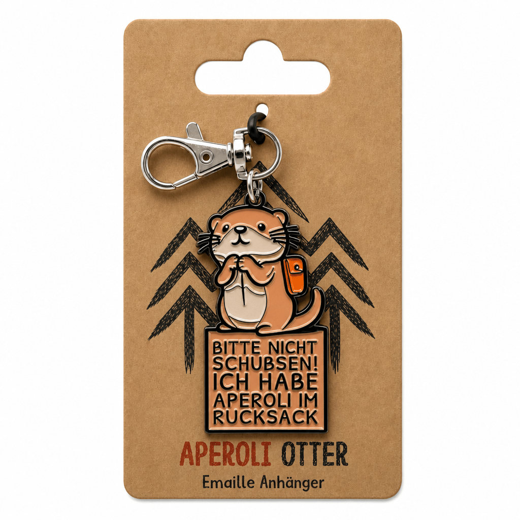 Emaille Anhänger - Aperoli Otter