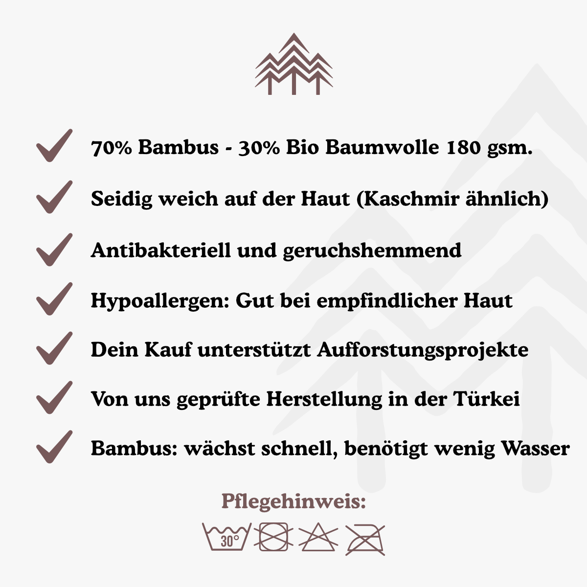 Holzbrüder® Herren Bambus Shirt