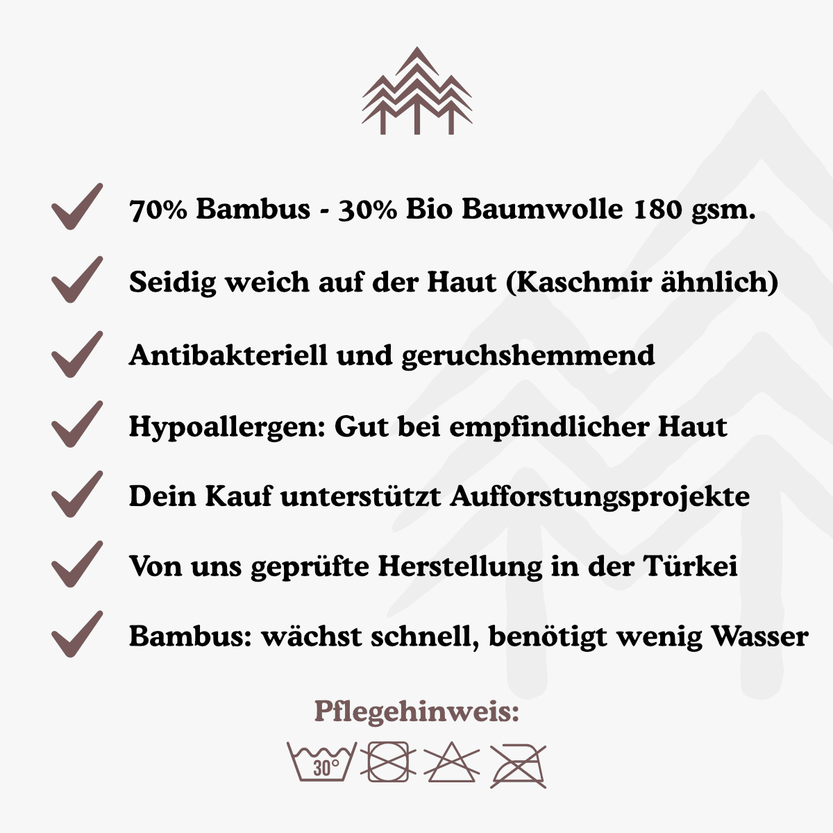 Holzbrüder® Bio-Bambus Shirt Damen
