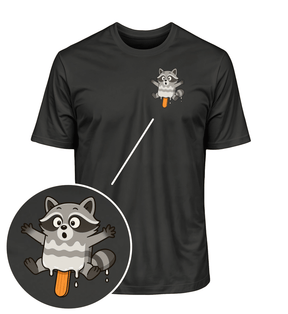 Waschbär Eis - Bio Herren Shirt