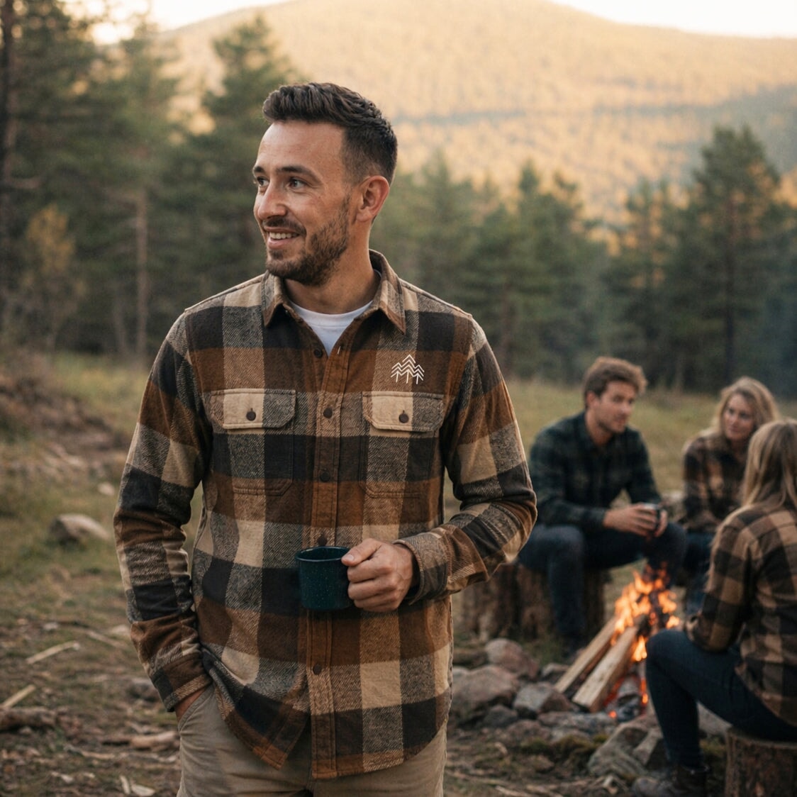 Holzbrüder® - Unisex Flanellhemd - Dune