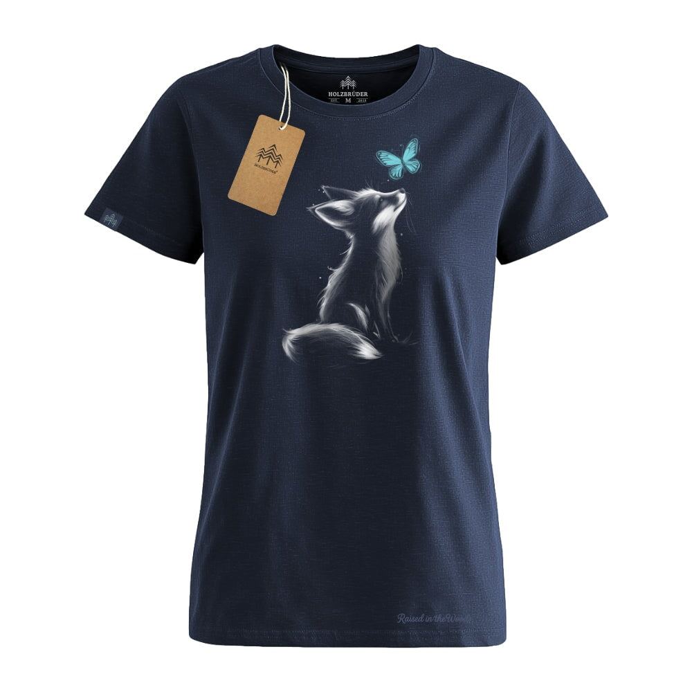 Holzbrüder® Originals - Fuchs & Schmetterling Bio Damen Shirt