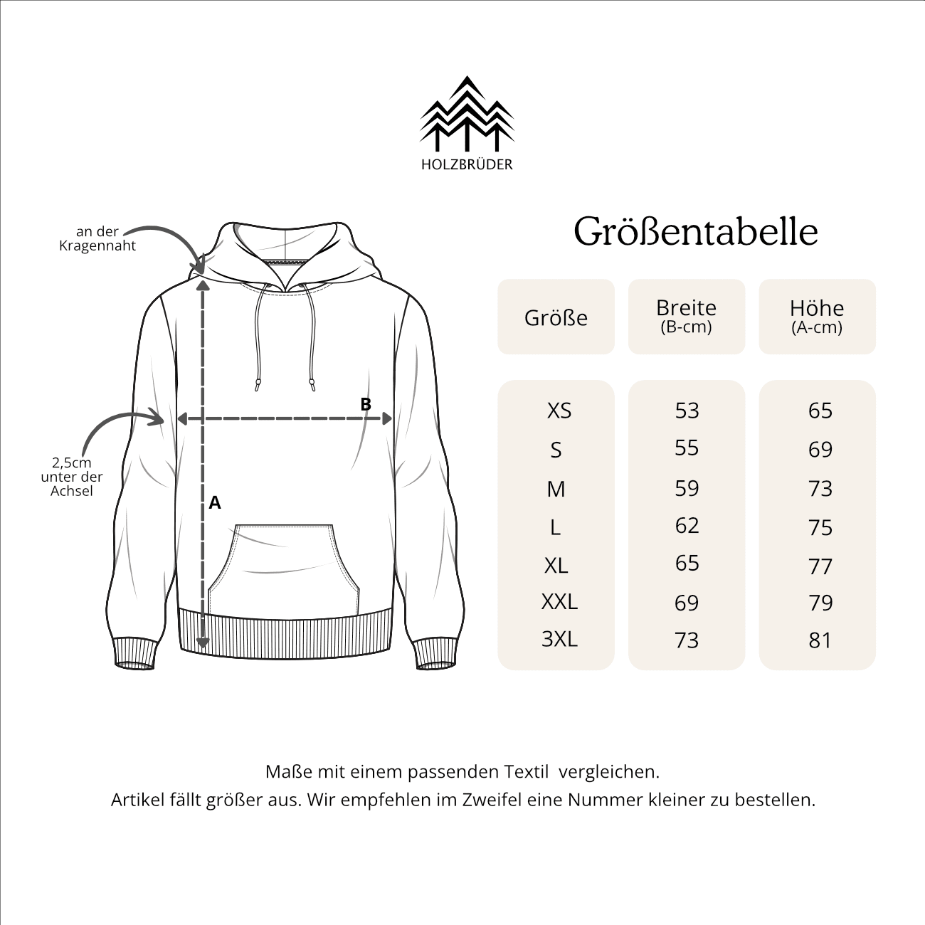 DER WALD IST MEIN VERSTECK - Bio Unisex Hoodie (PREMIUM)