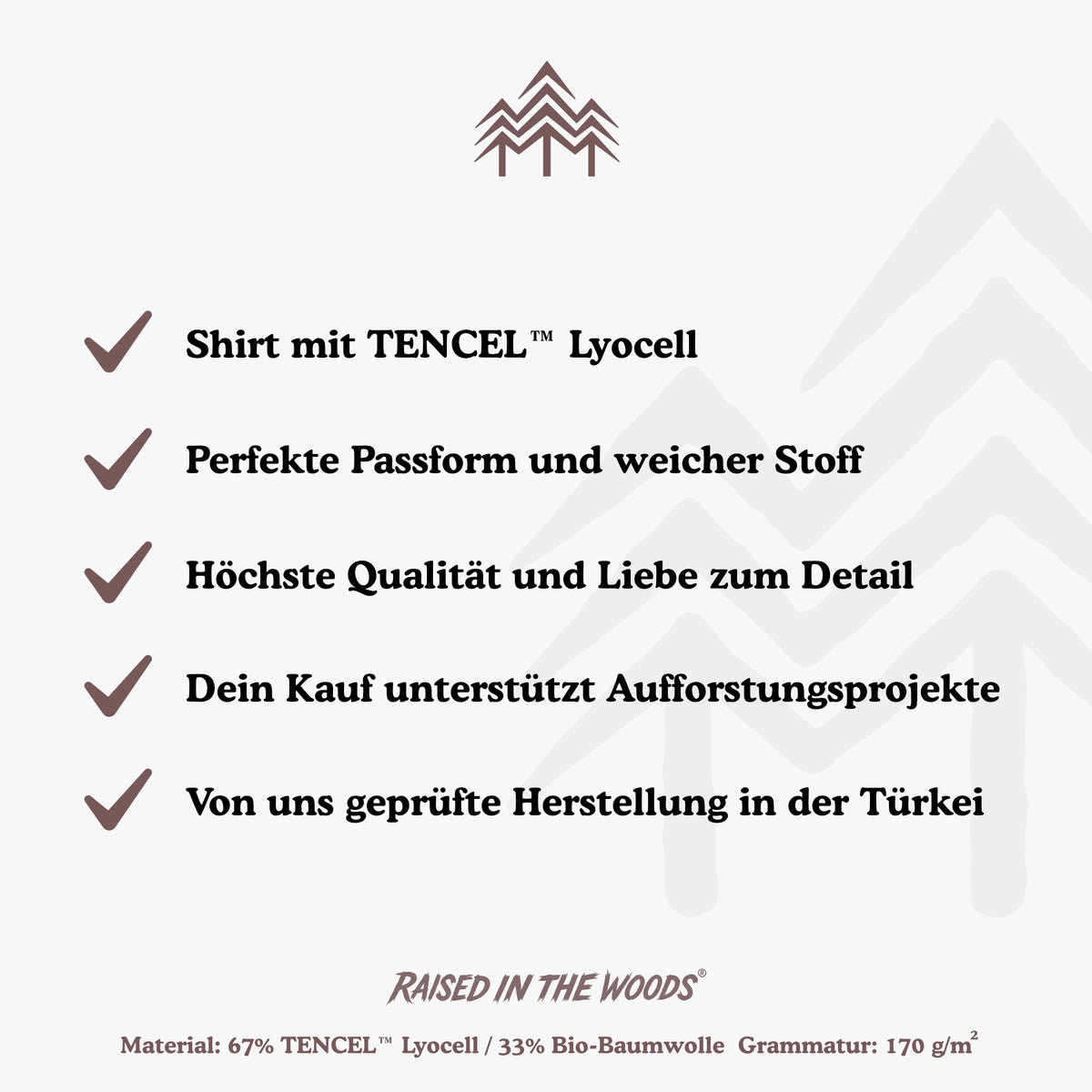 Holzbrüder® Herren Shirt mit TENCEL™ Lyocell
