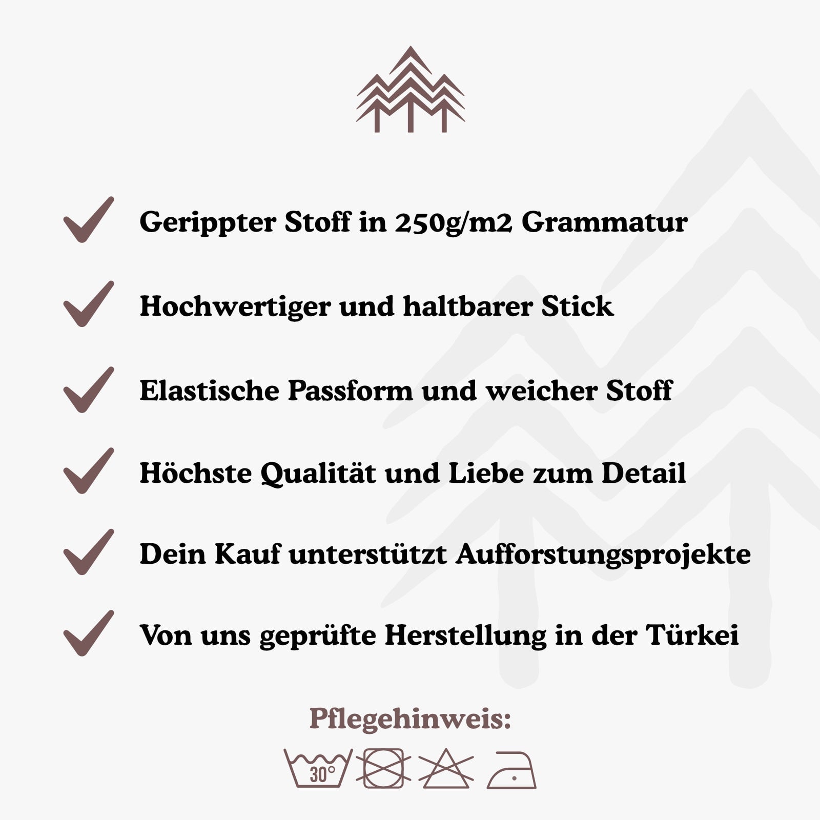 Holzbrüder® Bio Herren Shirt / Ripp