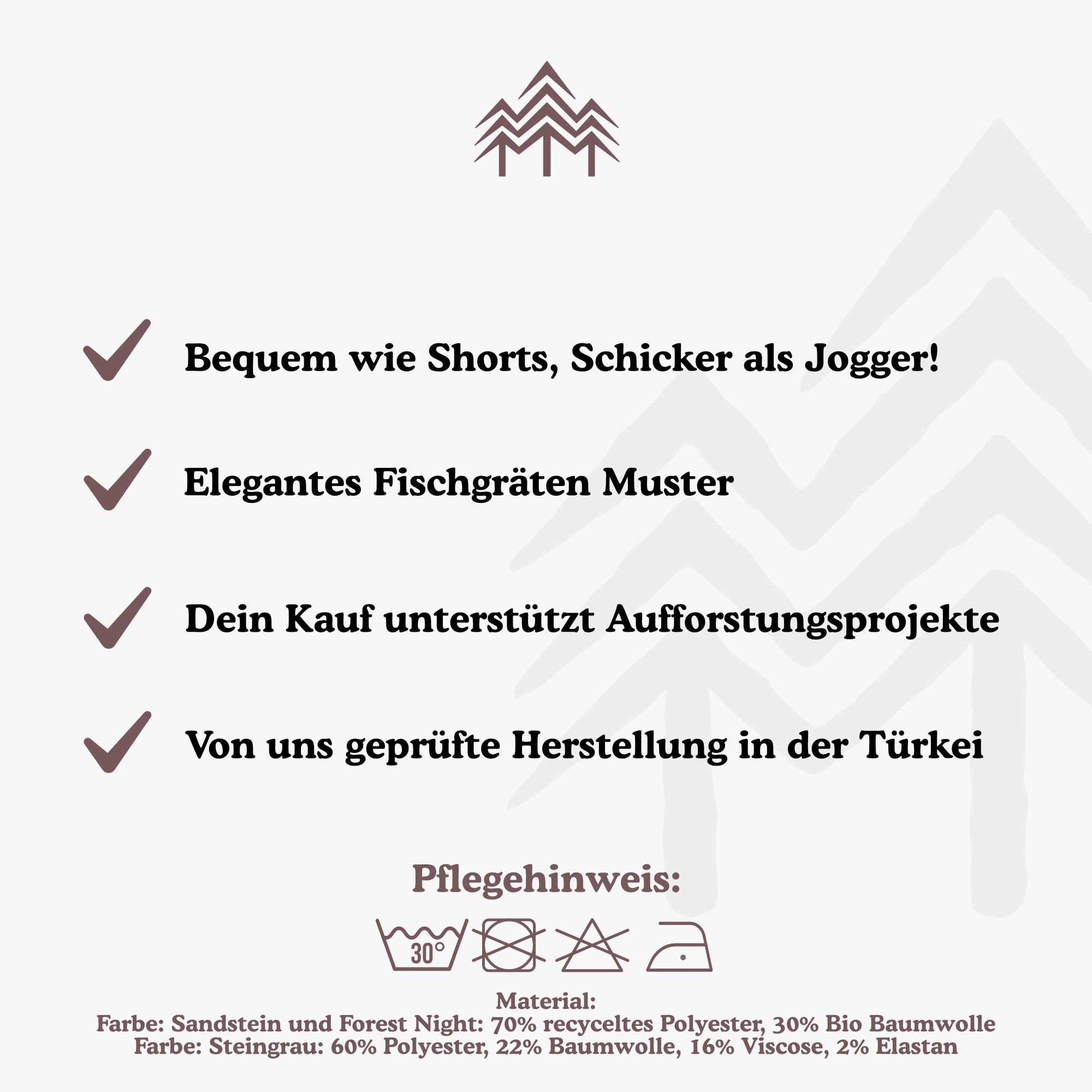 Holzbrüder® Kurze Hose - Shorts / Crest