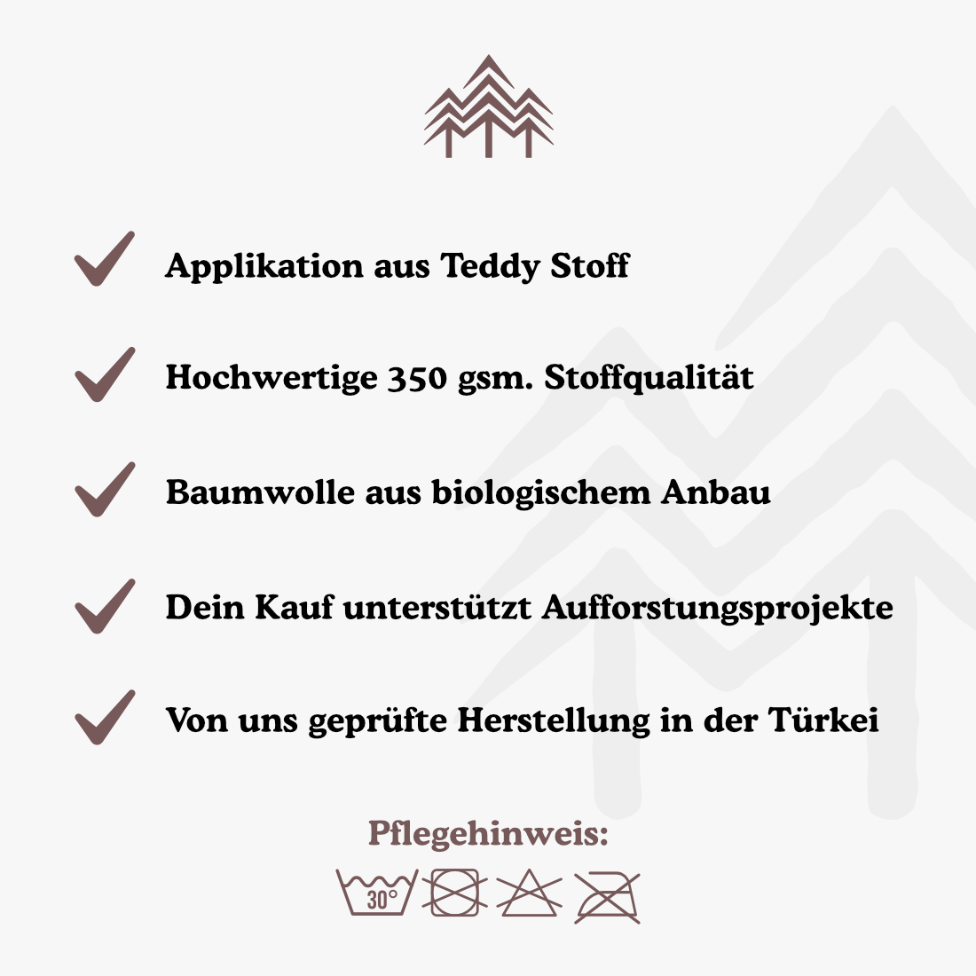 Holzbrüder® Oversize Hoodie "Wild One"