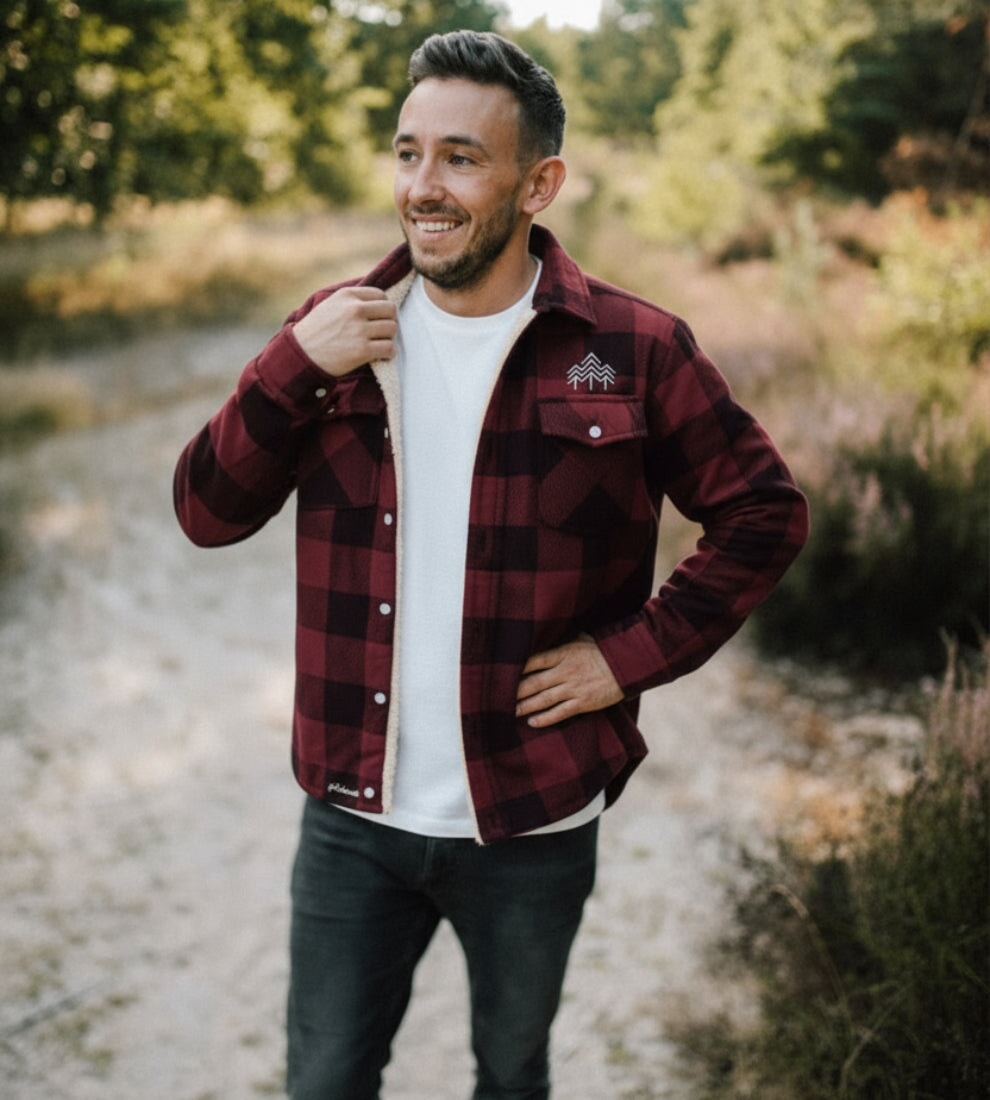 Holzbrüder® Flanelljacke – Outlander (Red-Timber)