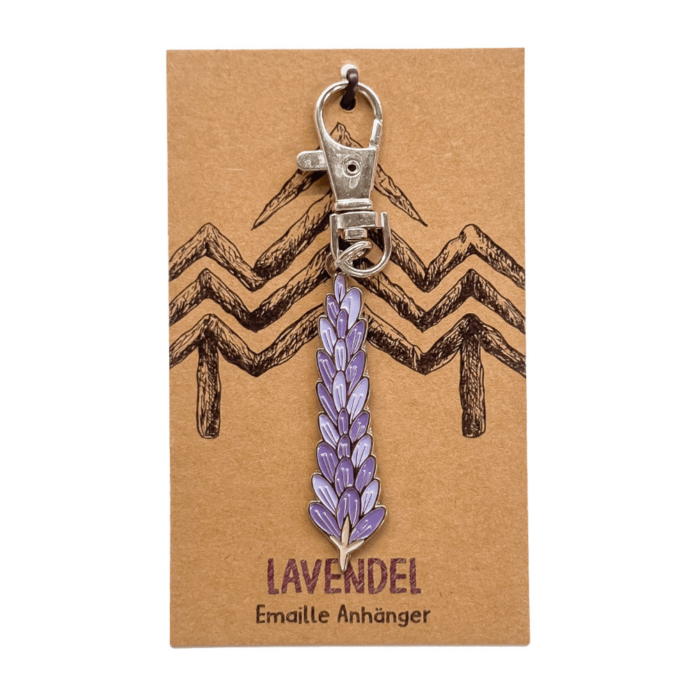 Emaille Anhänger - Lavendel