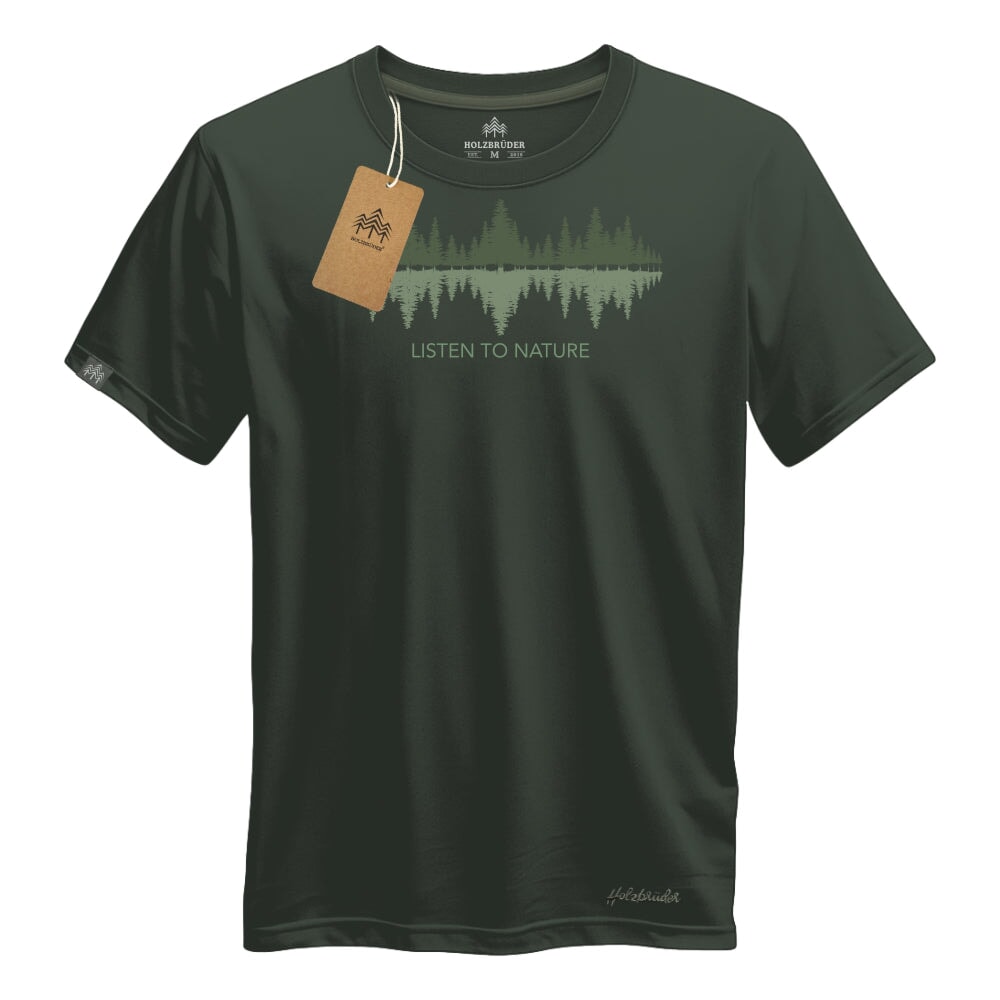 Holzbrüder® Originals - Listen To Nature Bio Herren Shirt