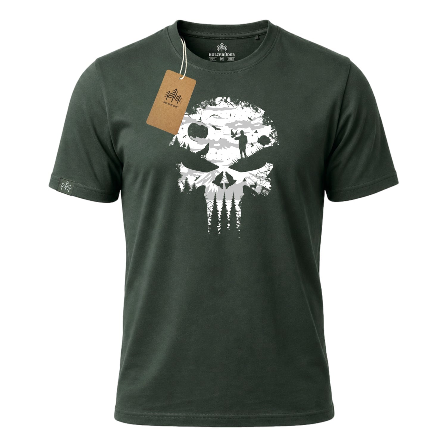 Holzbrüder® Originals - Nature Skull Bio Herren Shirt