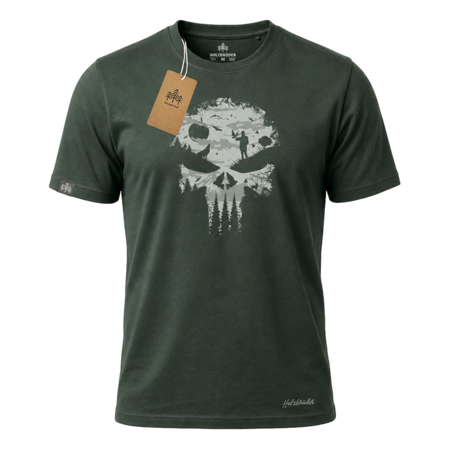 Holzbrüder® Originals - Nature Skull Bio Herren Shirt