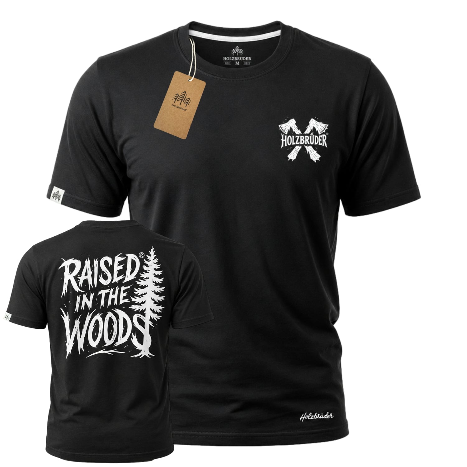 Holzbrüder® Originals Raised In The Woods - Bio Herren Shirt