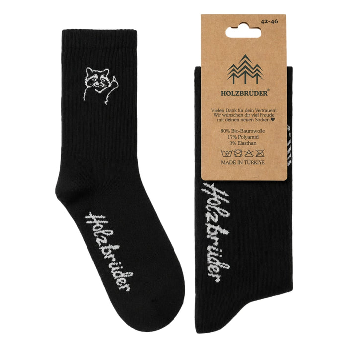Frecher Waschbaer Bio Crew Socken (Stick)