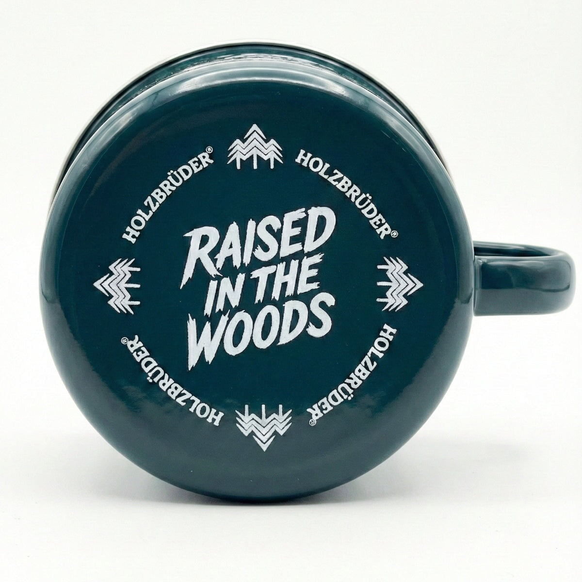 Emaille Tasse - Frecher Waschbär