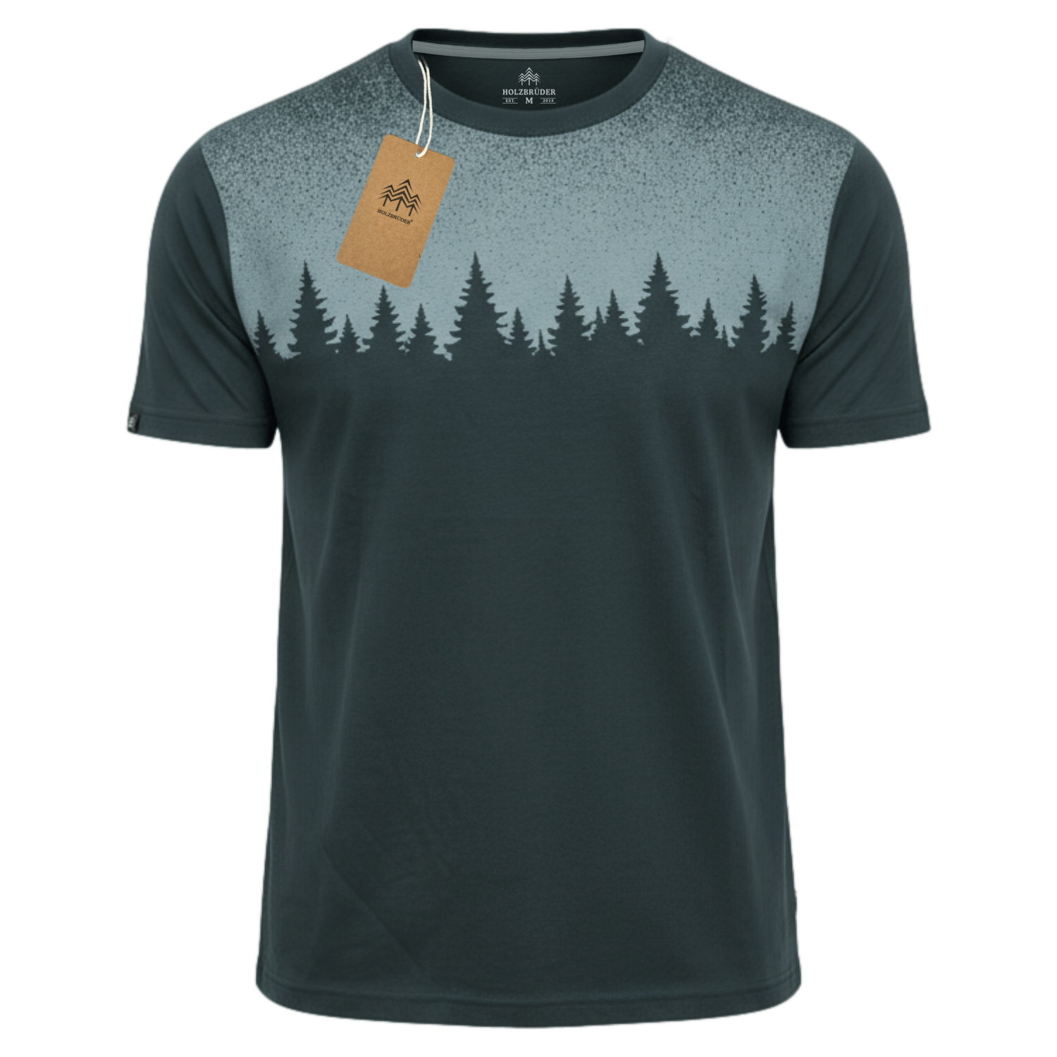 Holzbrüder® Tencel® Treeline - Herren Shirt aus Holzfaser