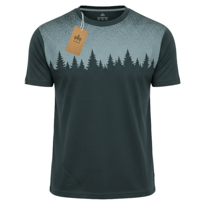 Holzbrüder® Tencel® Treeline - Herren Shirt aus Holzfaser