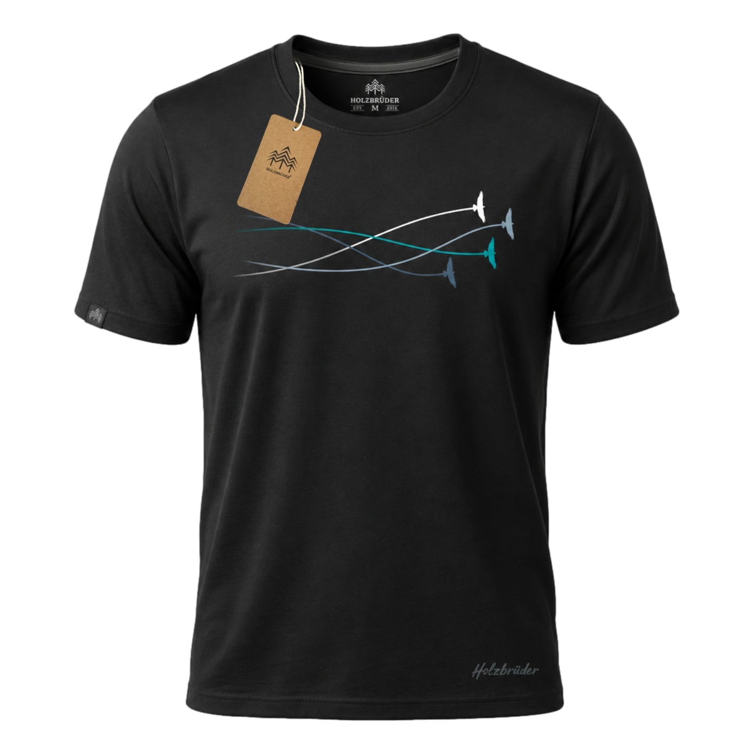 Holzbrüder® Originals - Vogel Spur Bio Herren Shirt