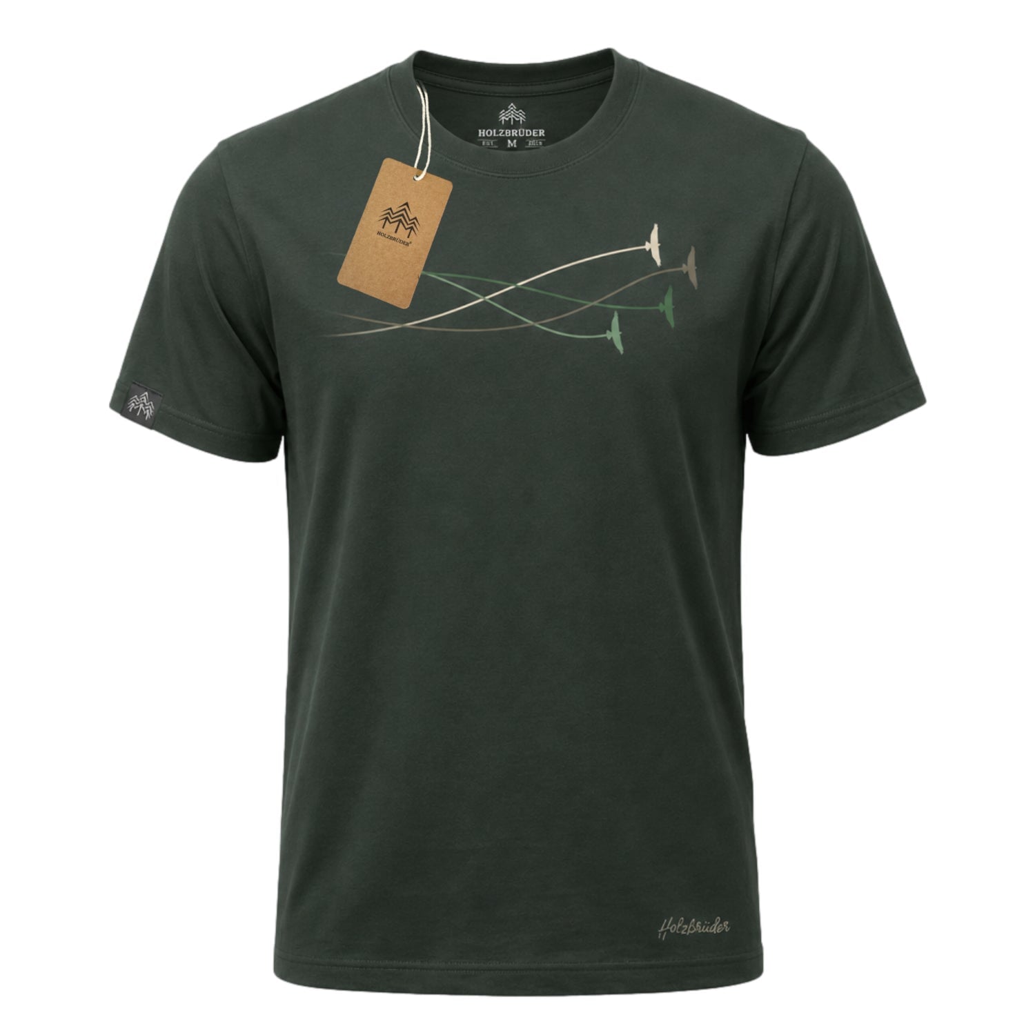 Holzbrüder® Originals - Vogel Spur Bio Herren Shirt