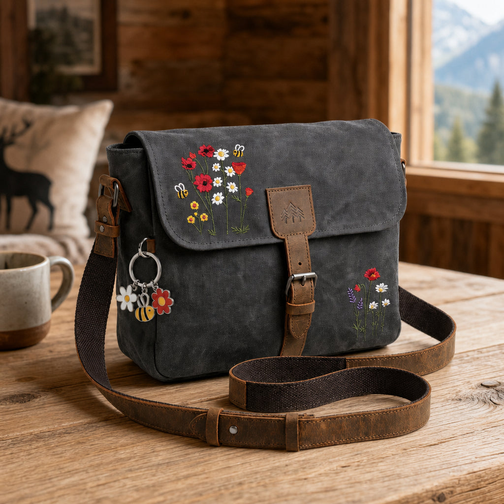 Neu im Oktober: die Handtasche Wildblüte