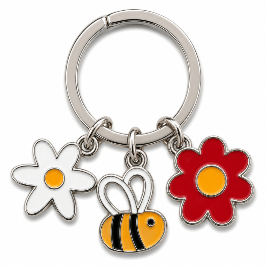 Emaille Anhänger - Wildblumen