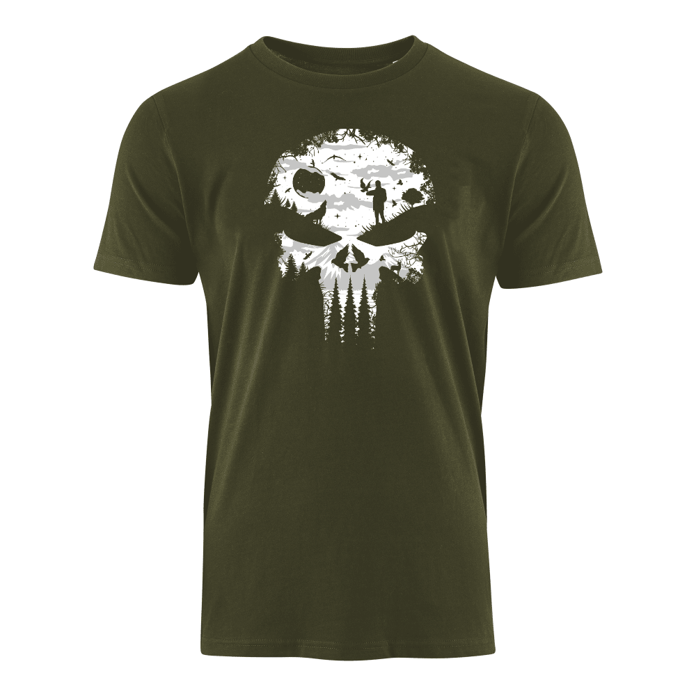 Nature Skull - Bio Herren Shirt