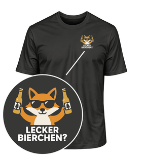 Lecker Bierchen - Fuchs - Bio Herren Shirt