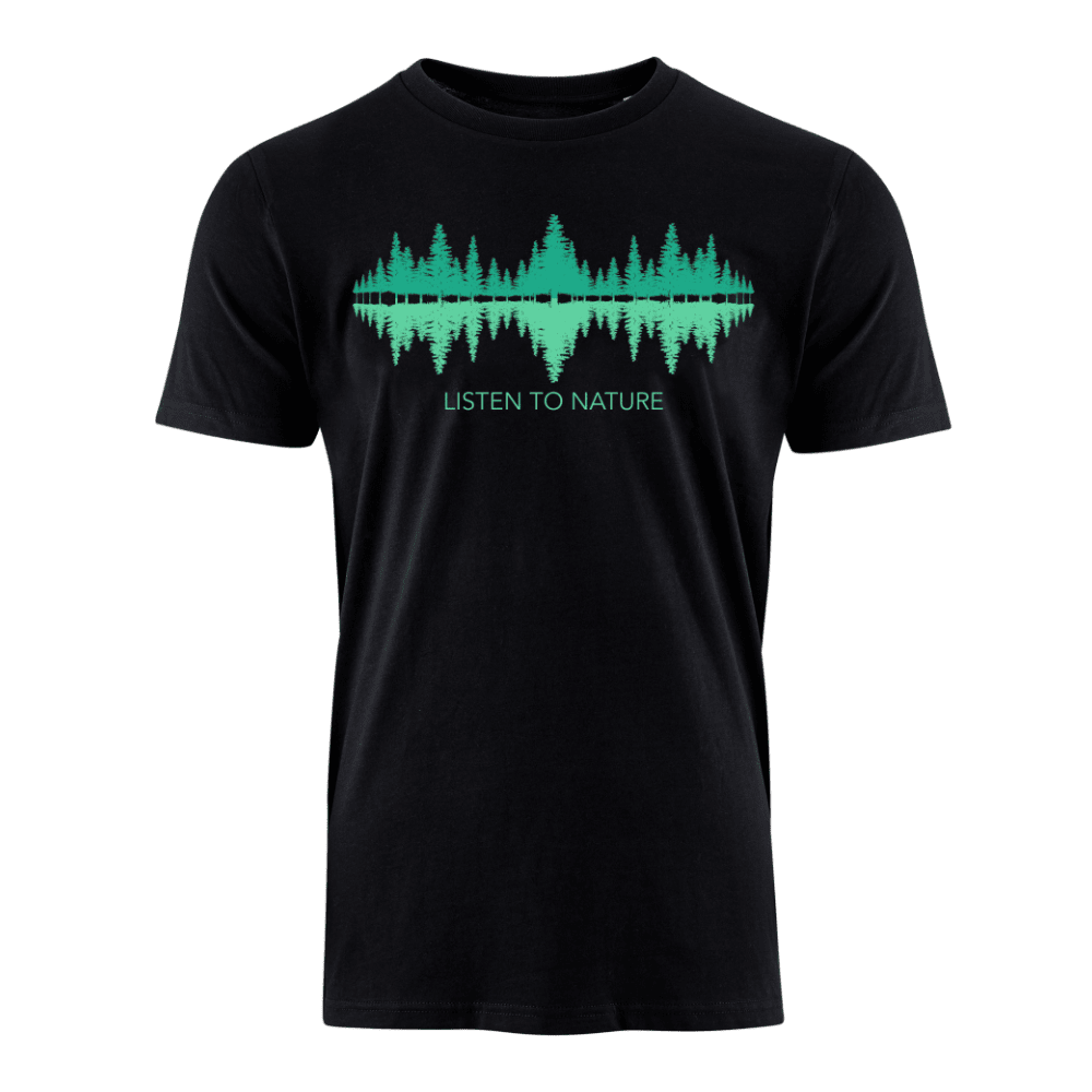 LISTEN TO NATURE - Bio Herren Shirt