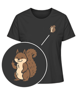 Freches Eichhörnchen  -Bio Damen T-Shirt