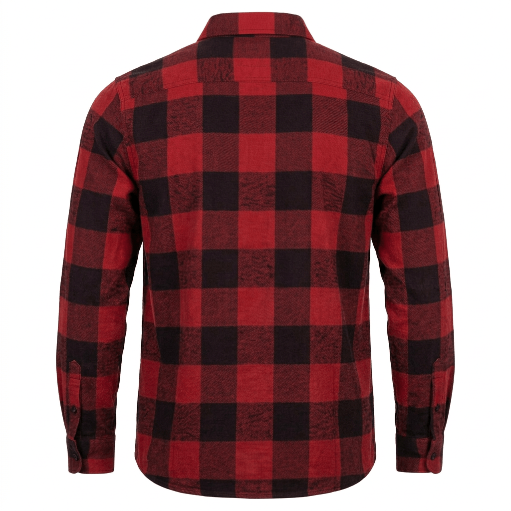 Holzbrüder® Unisex Flanellhemd - red/black