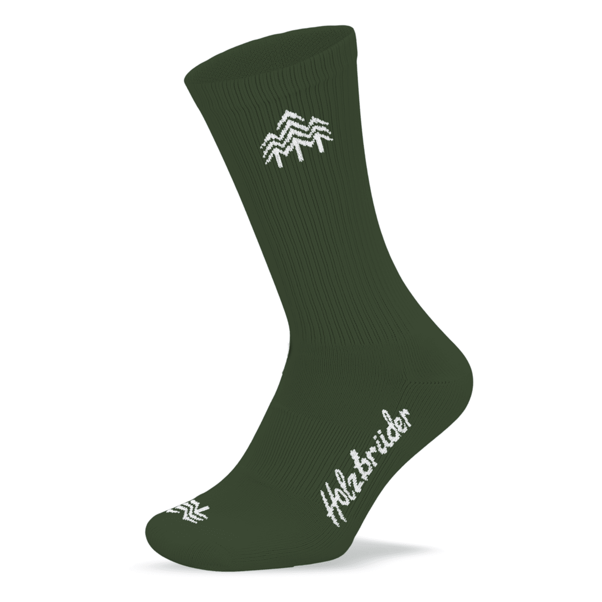Bio Crew Socken - HB® Logo Forstgrün