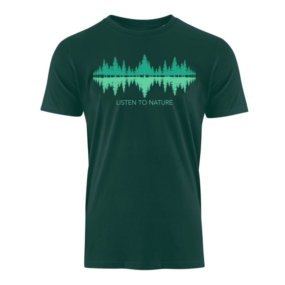 LISTEN TO NATURE - Bio Herren Shirt