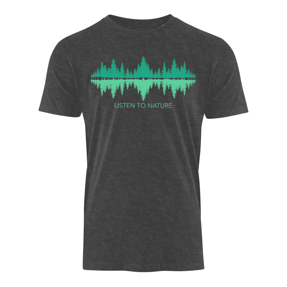 LISTEN TO NATURE - Bio Herren Shirt