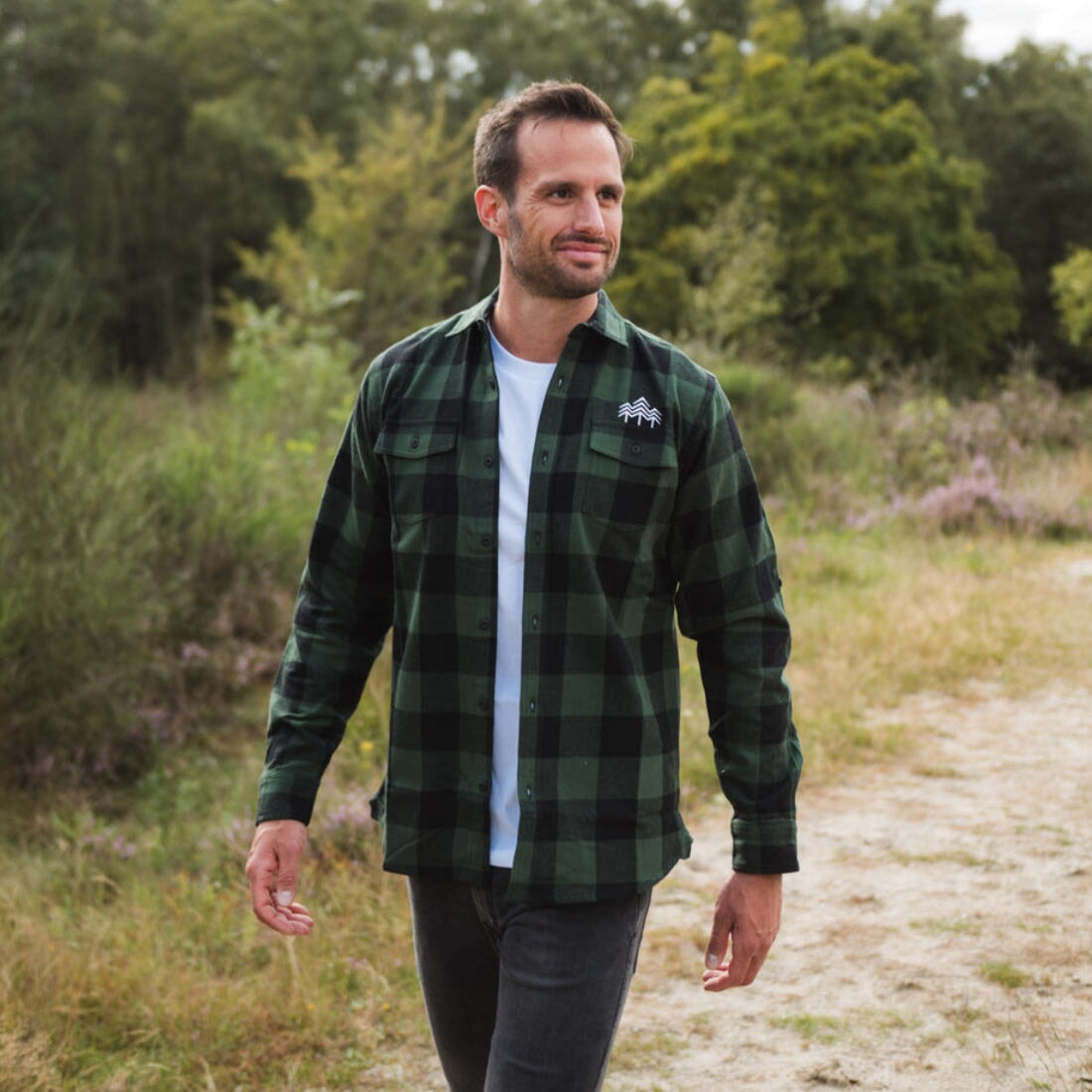 HOLZBRÜDER® - Unisex Flanellhemd mit Stick