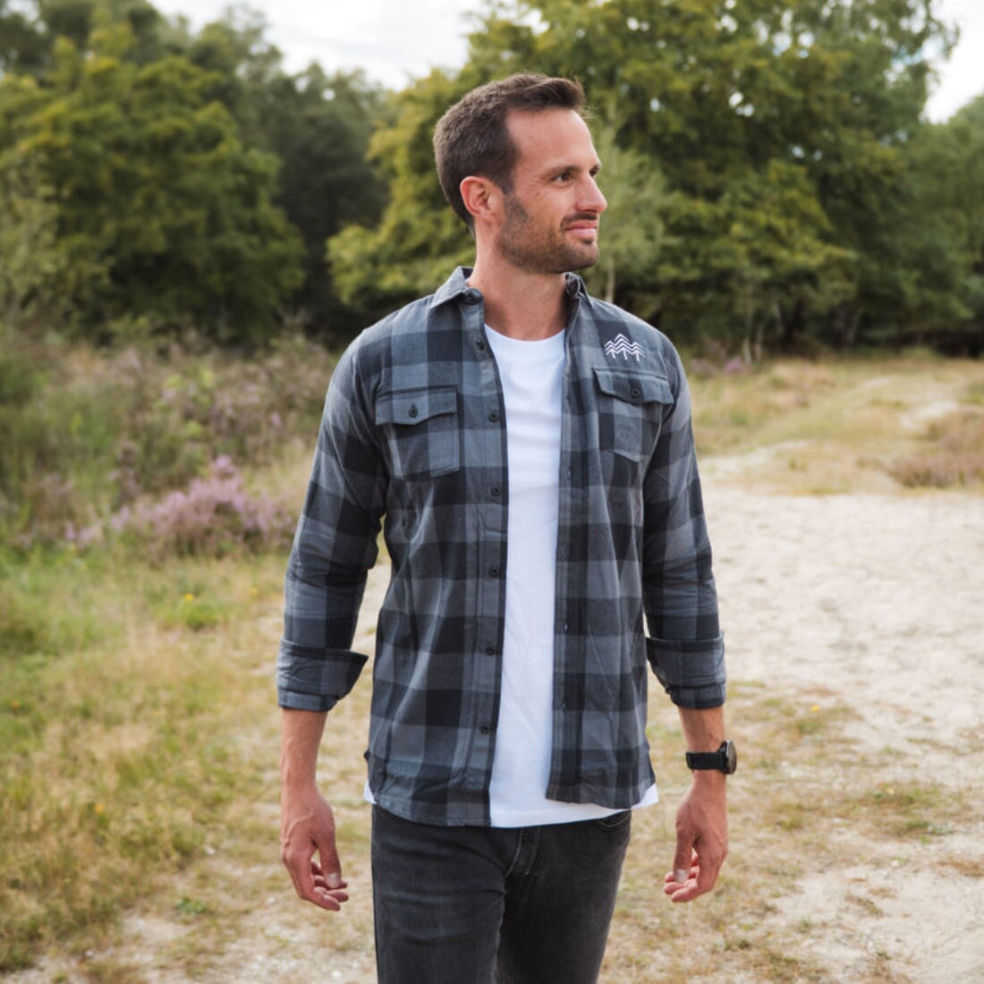 HOLZBRÜDER® - Unisex Flanellhemd mit Stick