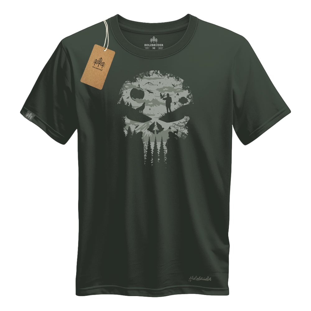 Holzbrüder® Originals - Nature Skull Bio Herren Shirt