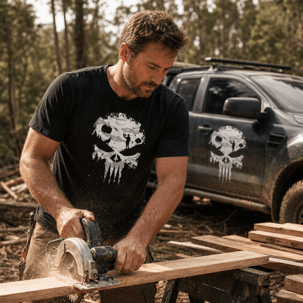 Holzbrüder® Originals - Nature Skull Bio Herren Shirt